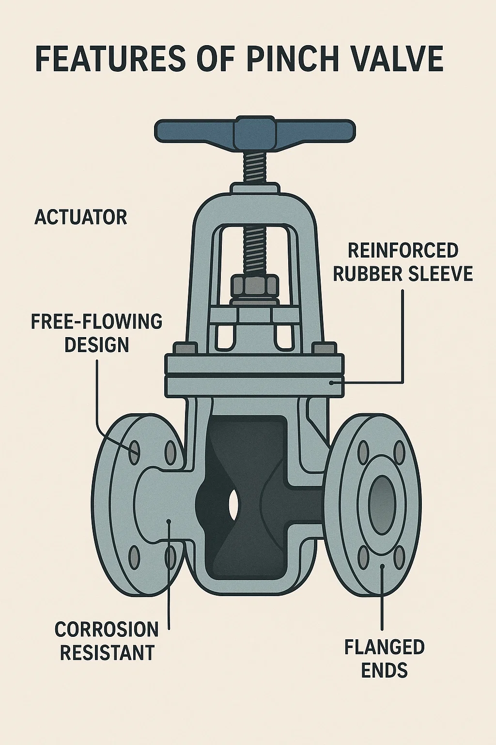 Features of Pinch Valve